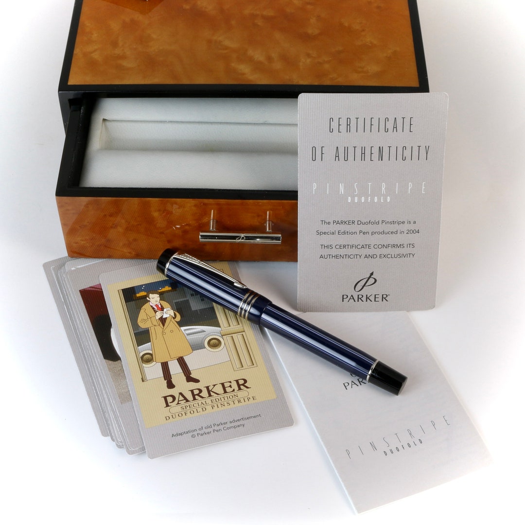 Parker Duofold International Special Pinstripe Edition Fountain Pen
