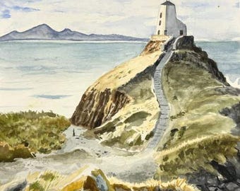 Lighthouse- Watercolor Painting