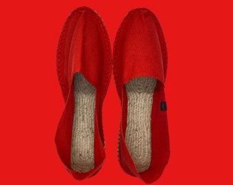 Espadrilles Sandals Unisex - Vermillion