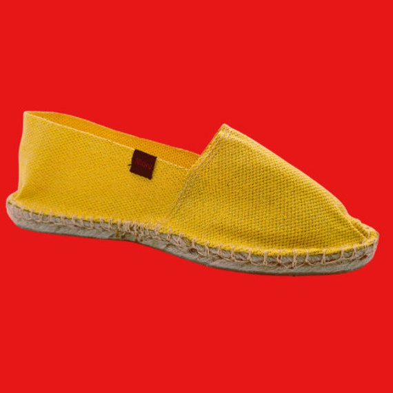 Espadrilles Unisex- Yellow and Shine - Etsy