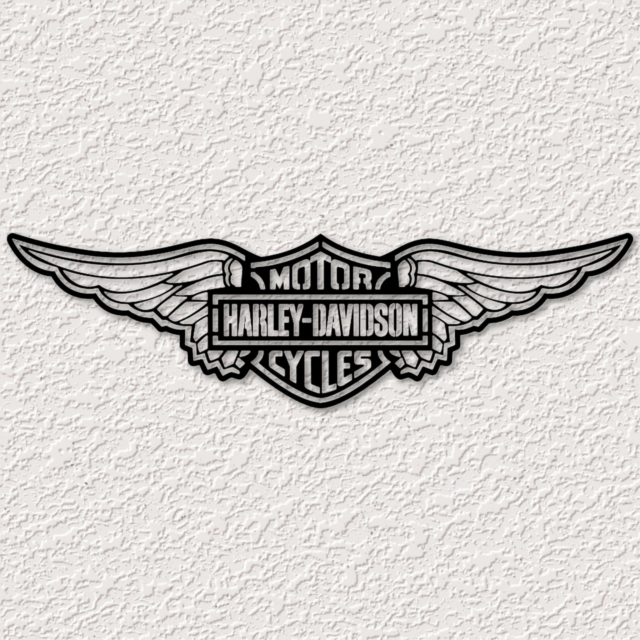 Harley Davidson Wall Art Harley Davidson Decor Motorcycle Wall Etsy