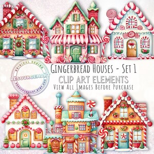 Weihnachten Lebkuchen Haus Clipart transparent PNG, xmas winter Clip Art Scrapbook Journal Planer Einladungskarte, Print on Demand