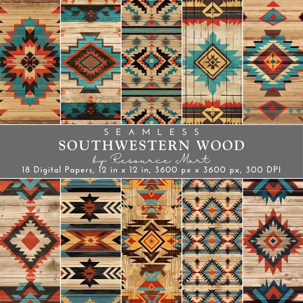 Southwestern Wallpaper - Etsy