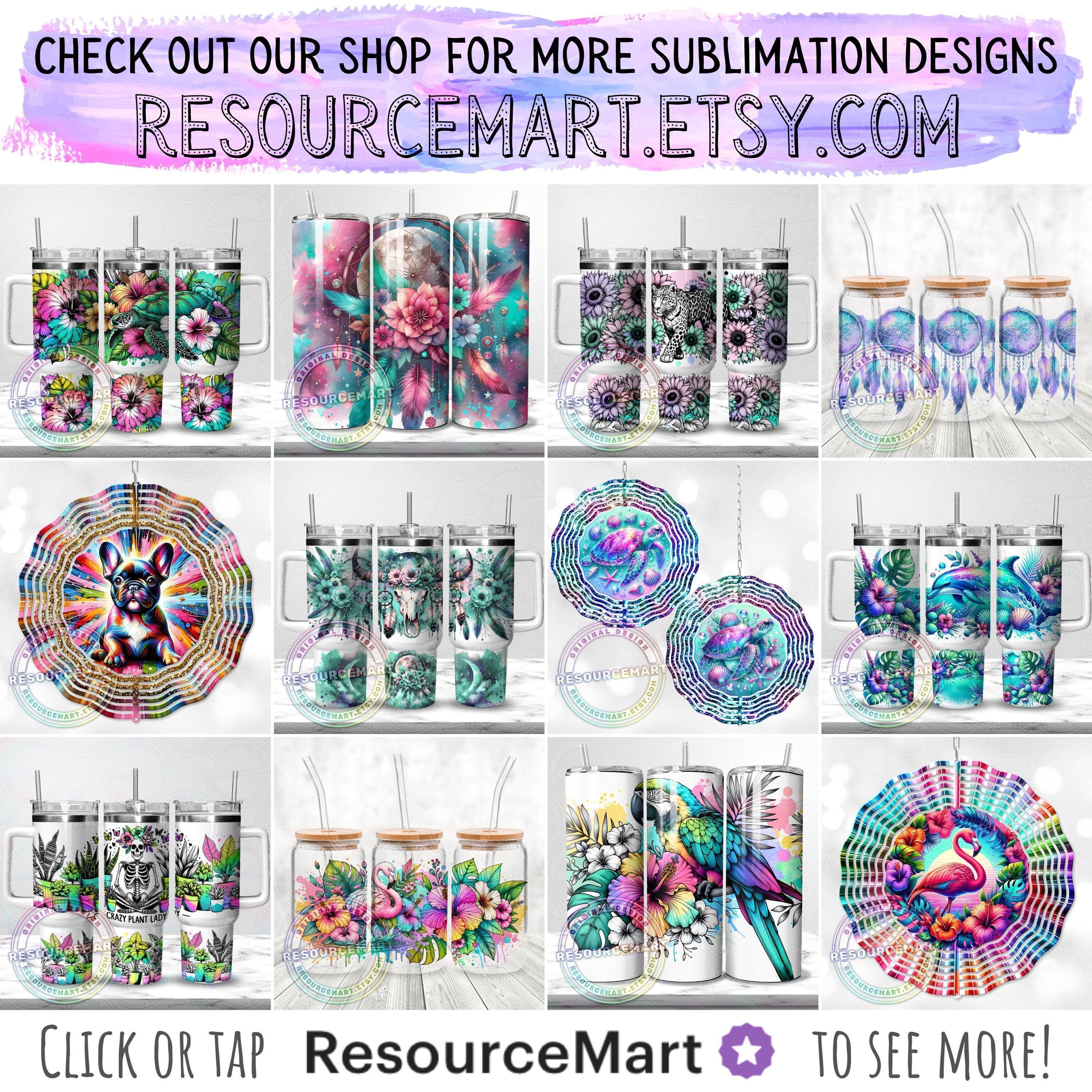 40oz Tie Dye Tumbler Wrap Sublimation Design, 40 Ounce Stanley Quencher ...