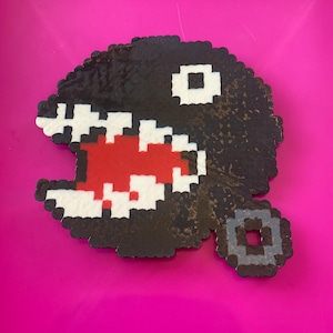 Chain chomp Mario perler bead