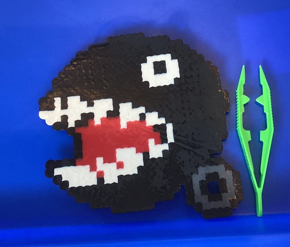 Chain Chomp Mario Perler Bead