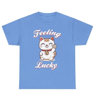Japanese Lucky Cat T-shirt, Maneki Neko Unisex Shirt, Cat Lover T-shirt, Cat Mom T-Shirt, Cat Dad T-shirt, Gift