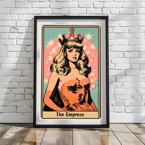 Kaiserin Tarot Karten Illustration Poster Druck