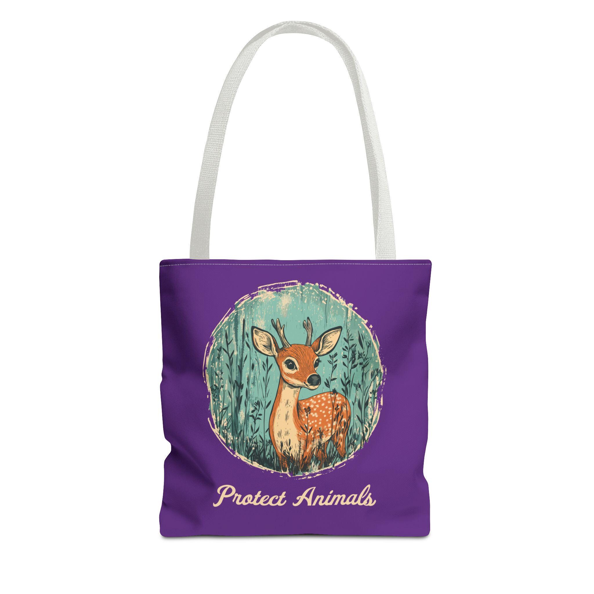 Animal Protection Tote Bag - Animal Rights bag, Protect Wildlife tote, Animal Lover Gift, Nature Conservation, 3 sizes