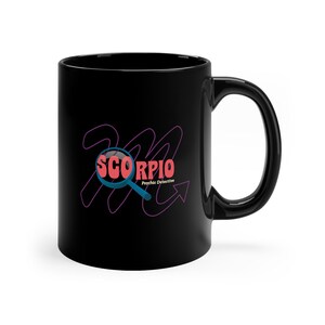 Scorpio Psychic Detective - 11oz Black Mug