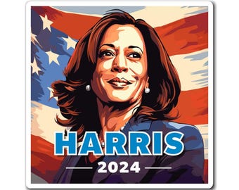Kamala Harris For President 2024 Magnet (vinyl)