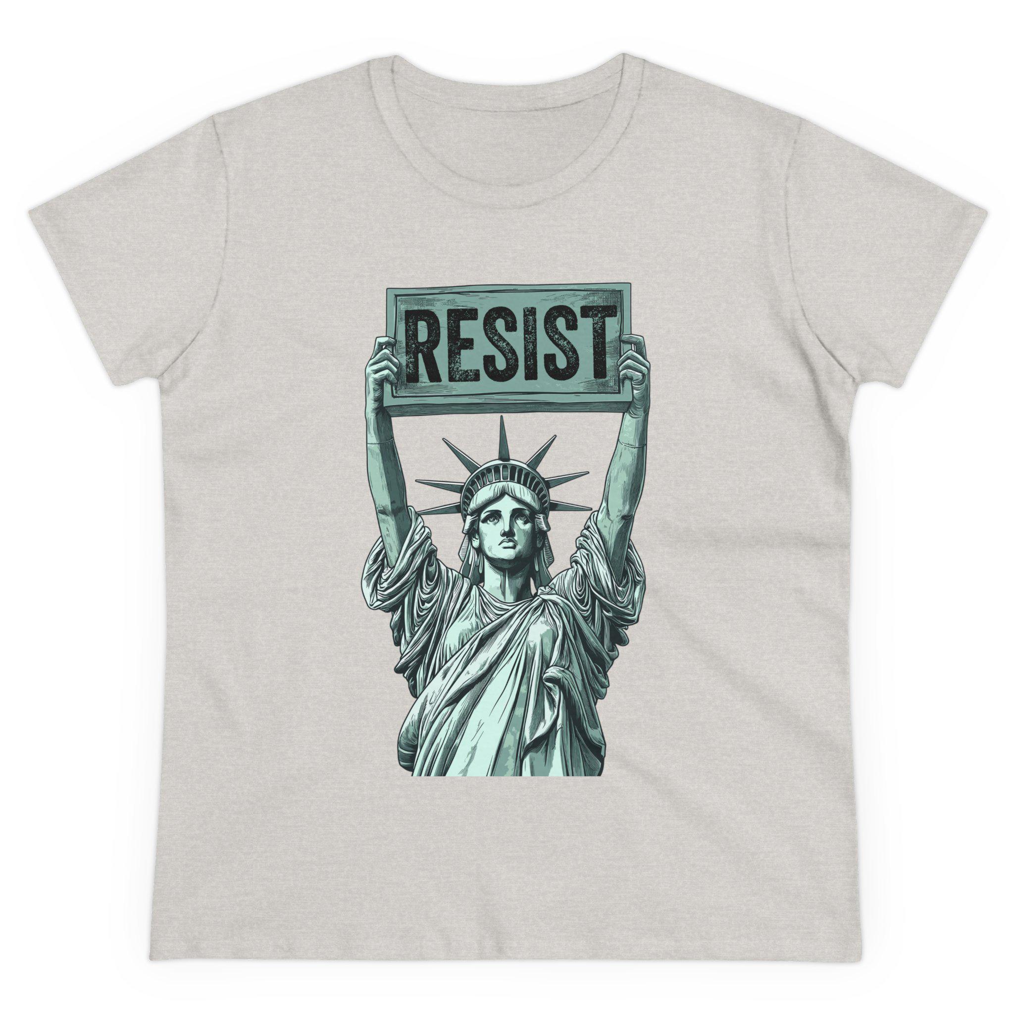 Statue of Liberty Holding Resist Sign - Women's Midweight