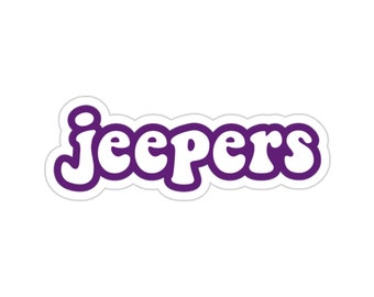 Jeepers - Kiss-Cut Aufkleber