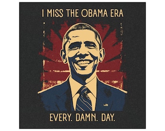 Extraño la era Obama cada maldito día. Imán para auto, fans de Barack Obama, regalo liberal, política progresista, imán político, Partido Demócrata.