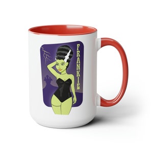 Frankie Two-Tone Coffee Mugs, 15oz