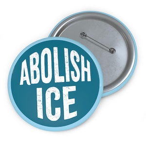 ICE abschaffen Button Pin, Einwanderungsreform, Familien gehören zusammen, niemand ist Illegal, Flüchtling