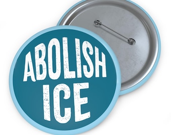 ICE abschaffen Button Pin, Einwanderungsreform, Familien gehören zusammen, niemand ist Illegal, Flüchtling