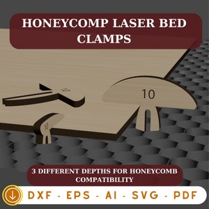 60x Honeycomb Bed Pin, Laser Hold Down Pins, Crumb Tray Pins, Laser Cut Pins, Svg Tray Pegs, OMtech, xTool, Glowforge, Thunder, LightBurn