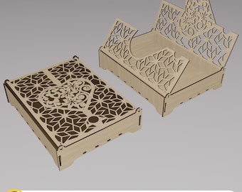 Gift Box Laser Cut File, Wooden box, Jewelry Box Gift, Valentine Gift Box, Laser Cutting, Heart Box, Laser Files, Box  SVG, Wooden Heart DXF