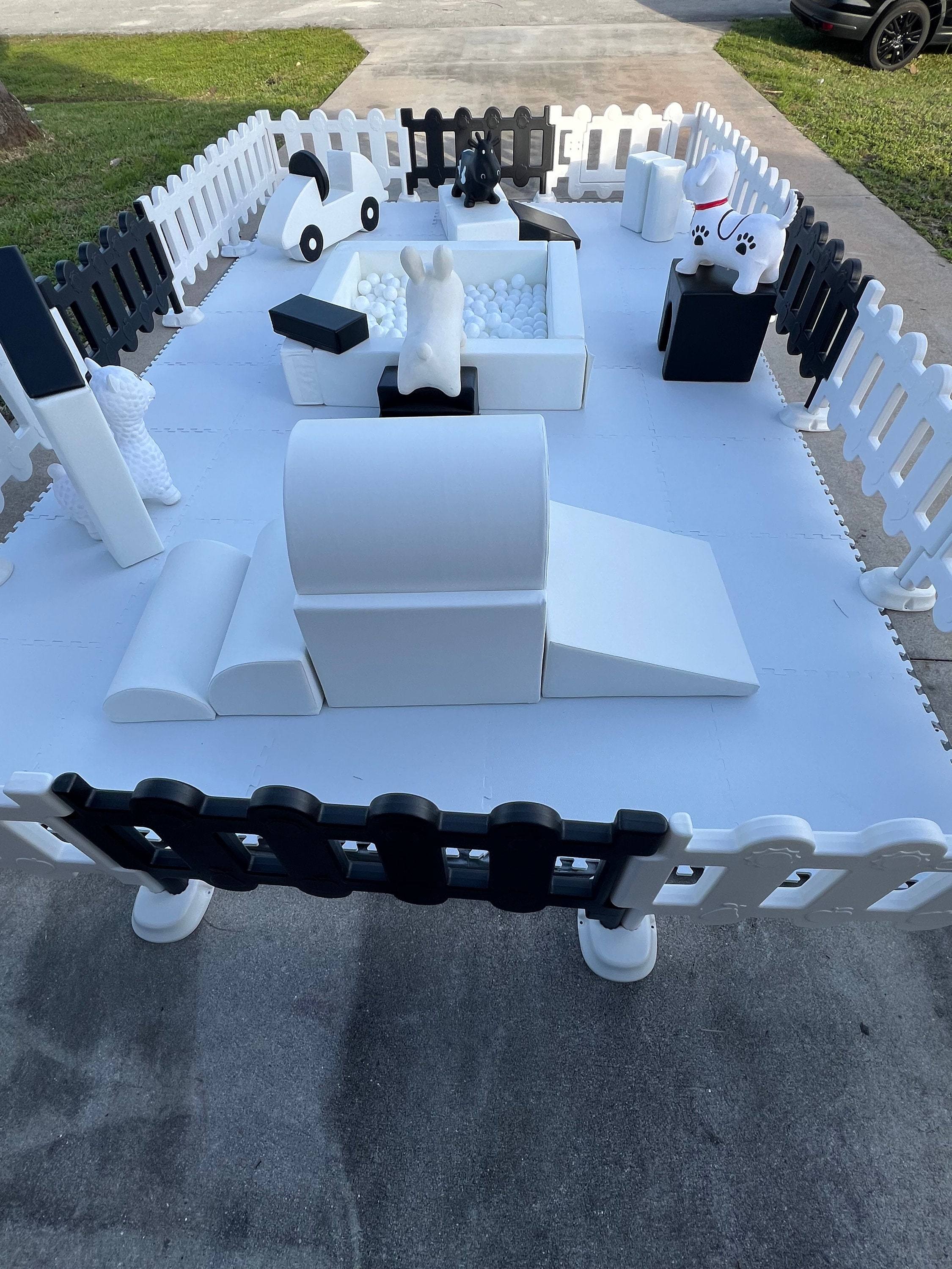 Black Soft Play Gates PlayPen