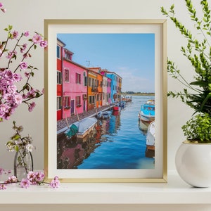 Burano Italy Photography Prints | Colourful Canals & Island Charm | Various Sizes Available