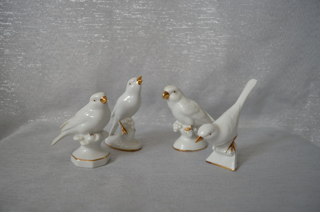 Gerold Porzellan Bavaria Vögel 4er Set - Etsy.de