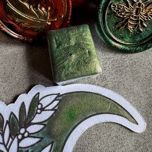 Handmade  Watercolor „Sencha“ half Pan and mini Pan