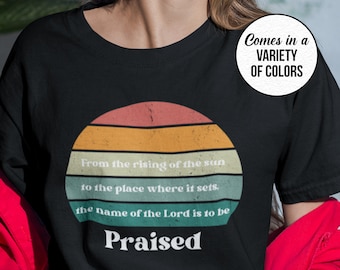 Praise t-Shirt Praise T-Shirt Christian Trendy Christian Shirt aesthetic tshirt gift for worship leader worship team praise team shirt