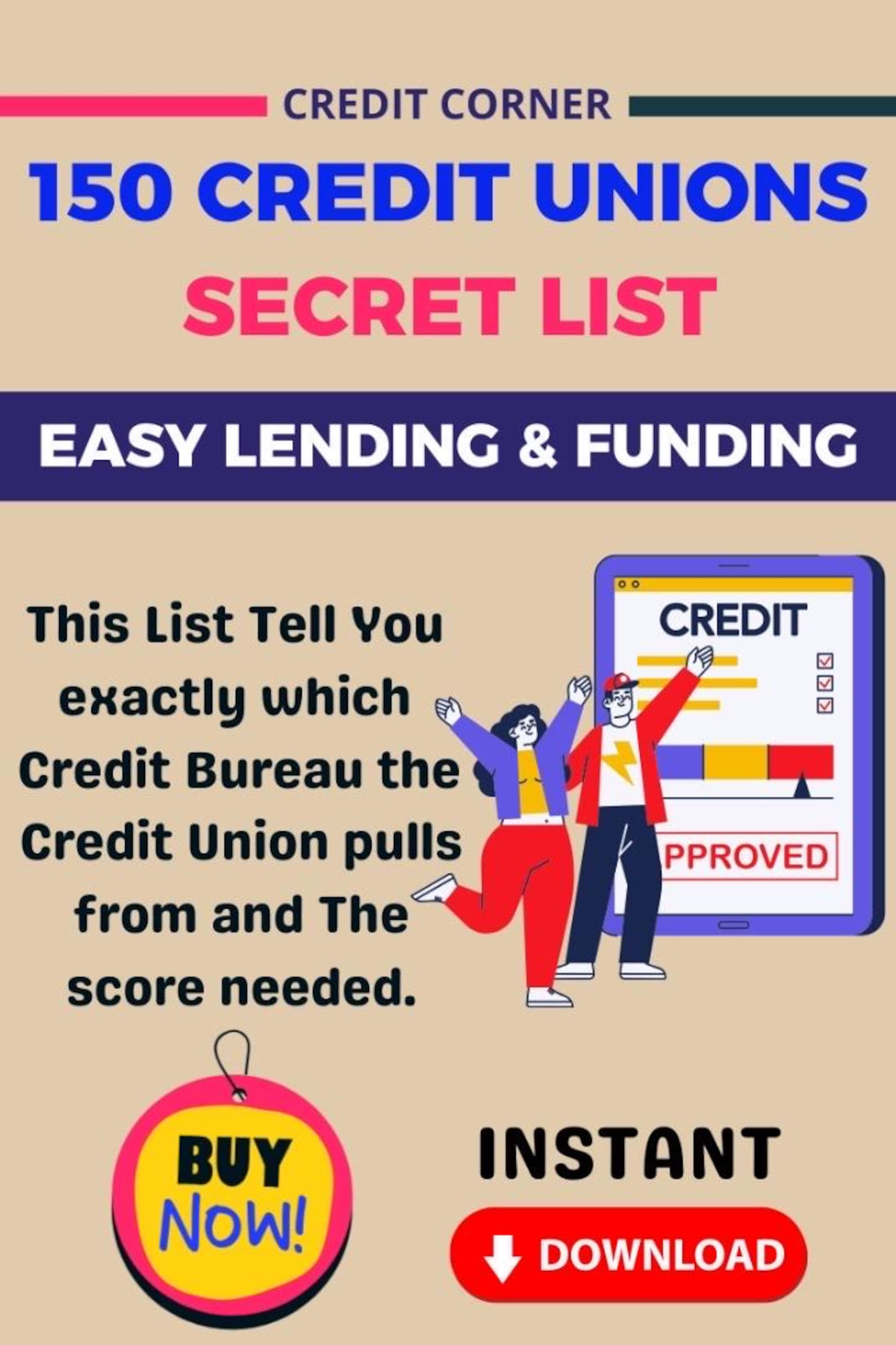 Union List Photo Examples SECRET List of 150 Credit Unions | EASY Lending | Easy Funding | HIGHER ...