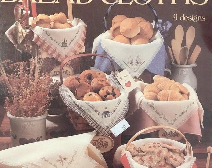 Nostalgic Bread Cloths (Leaflet 389) Cross Stitch Design by Anne Van Wagner Young