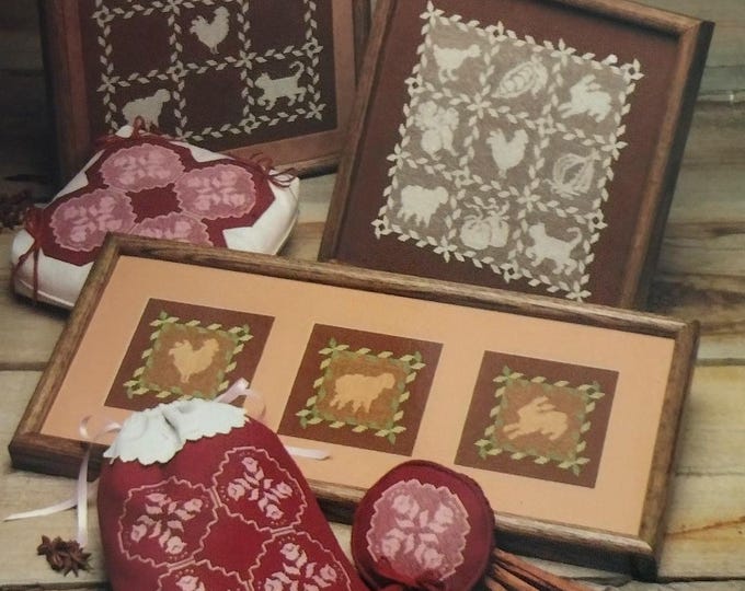 Elegant Country Crossroads (VAC 706) Filet Cross Stitch Design by The Vanessa-Ann Collection