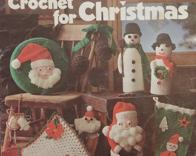 Vintage Crochet for Christmas (Leaflet 81) Designs published by Leisure Arts