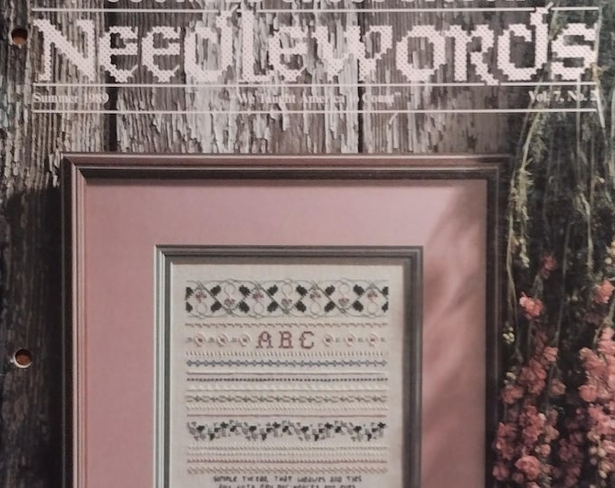 Counted Cross Stitch Needlewords Magazine from Summer 1989