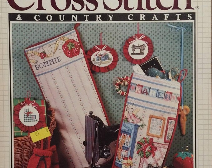 Cross Stitch & Country Crafts Magazine from July/Aug 1989