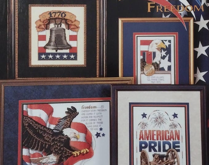 Patriotic Colors of Freedom (Book 272) Cross Stitch Design by Stoney Creek Collection