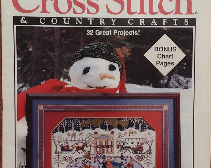 Cross Stitch & Country Crafts Magazine from September/October 1992