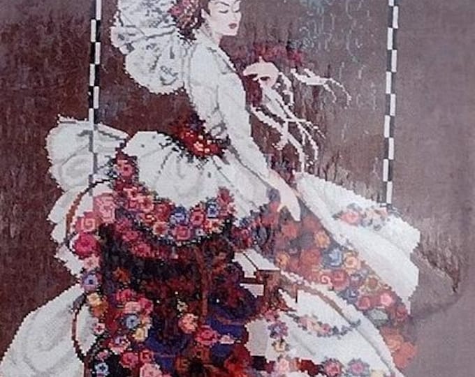 Gorgeous Blooming Bride (MD #18) Cross Stitch Designs by Mirabilia Designs