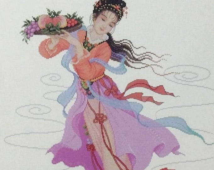 Stunning Birthday Blessing (LE-23S) Cross Stitch Design by Saifon Borisuthipandit