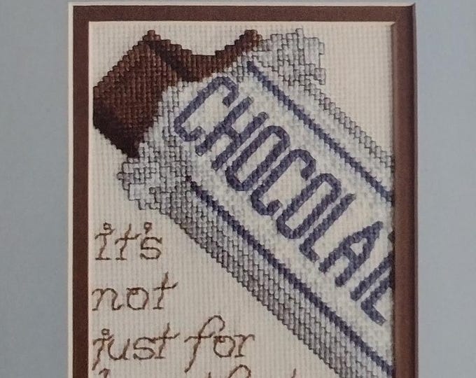 Craveable Chocolate Cross Stitch Design (VCS-20011) by Great Big Graphs