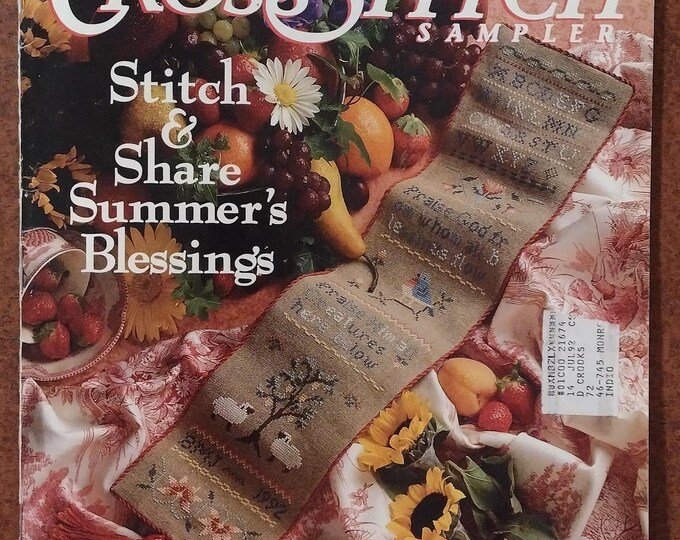 Cross Stitch Sampler Magazine from Summer 1992