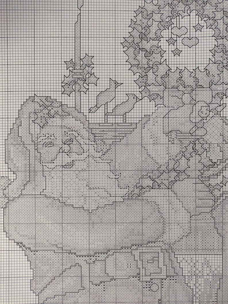 Santa's Fireplace Cross Stitch Pattern Designed by Donna Vermillion