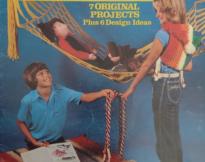 Creative Adventures for Children (HA 81) Macrame Designs by Hazel Pearson Handicrafts