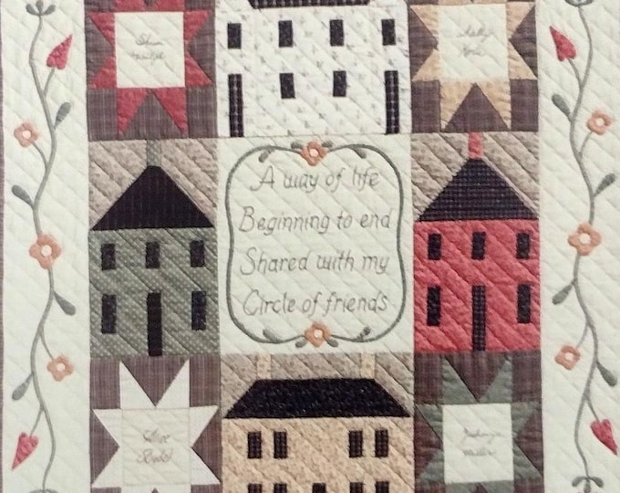 Beautiful Circle of Friends (The City Stitcher Collection) Quilt Design by Janet Miller