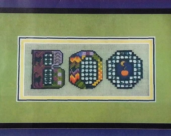 Spooky Boo (EB003) Hardanger Design by Cross 'N Patch