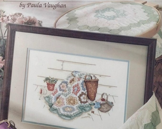 Beautiful Blue Ribbon Winner (Leaflet 649) Cross Stitch Design by Paula Vaughn