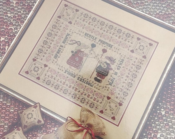 Exquisite A Linen Symphony (VAC 702) Cross Stitch Design by The Vanessa-Ann Collection