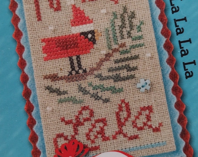 Joyful Fa La La La La (F132) Jingles Cross Stitch Design by Lizzie Kate