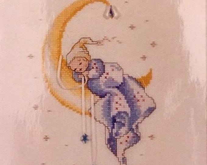 Cozy Crescent Dreams (LS-3) Cross Stitch Design by Nora Corbett