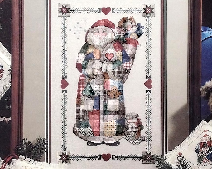 Cozy Christmas Patches (Leaflet 2202) Cross Stitch Design by Sandi Gore Evans