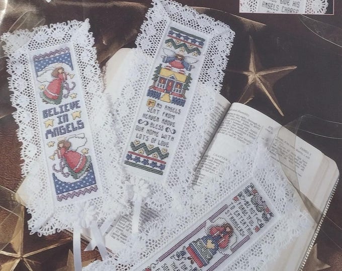 Heavenly Angel Bookmarks Cross Stitch Design by Deborah Lambein
